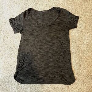 Lululemon V Neck T-Shirt Black